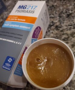 MG217 Multi Symptom Relief 2% Coal Tar Medicated Psoriasis Ointment oz Jar, 4 Oz 4 Ounce (Pack of 1) 42 7191CWkr YL