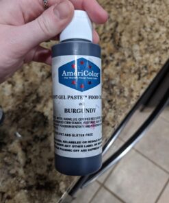 Americolor Soft Gel Paste Food Color, 4.5-Ounce, Burgundy 8 7191SyIKo9L