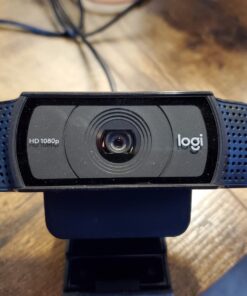 Logitech C920x HD Pro Webcam, Full HD 1080p/30fps Video Calling, Clear Stereo Audio, HD Light Correction, Works with Skype, Zoom, FaceTime, Hangouts, PC/Mac/Laptop/Macbook/Tablet - Black 48 7191fSuUMnL