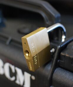 Master Lock Padlock, Solid Brass Lock, 3/4 in. Wide, 120Q (Pack of 4-Keyed Alike) 4 Pack 28 7191vA0p6jL