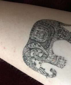 Pinkiou Face Tattoo Sticker gold temporary face tattoos for Women Girls Make Up Dancer Costume Parties, Shimmer Glitter Metallic facial art stickers (18-0067) 18-0067 55 7193mdYTEfL