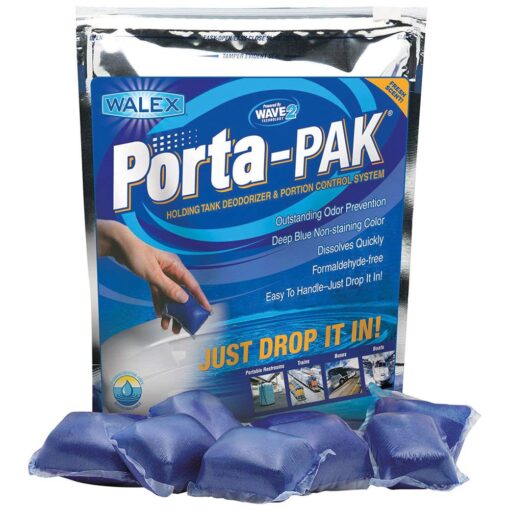 Walex PPSGBG Porta-Pak Commercial Holding Tank Deodorizer Drop-Ins, Sunglow Scent (Pack of 50) 50 Count (Pack of 1)