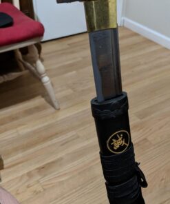 MAKOTO Handmade Sharp Katana Black Samurai Sword 40" Tsunami 16 71958KdMKiL