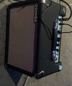 Donner 10W Guitar Amplifier, Electric Bass Guitar Amp Protable with APP Effector Input for Recording,Acoustic Guitar Combo Practice Amp Protable M-10 with Distortion Tone for Heavy Music Player M-10/10W 20 71961eY6TBL