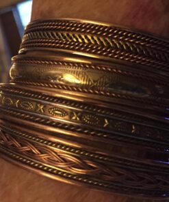 Tibetan Copper Bracelets India Pattern Women's Men's Spiritual Yoga Jewelry Copper bracelet copper bracelet for men copper bracelets for women cobre bracelet cobre pulsera mujer 41 7196APqncKL