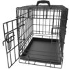 Dog Crates for Small Dogs - Dog Crate 20" Pet Cage Single-Door Best for Puppy & Kitten Pets - Wire Metal Kennel Cages with Tray - in-Door Foldable & Portable for Animal Out-Door Travel 20.0"L x 13.0"W x 16.0"H