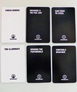 Superfight a Card Game of Absurd Arguments | Fun Family Friendly, Party Game of Super Powers and Super Problems, Enjoyed by Kids, Teens, and Adults, 500-card Deck, 3 or More Players, Ages 8+ 34 7197JVxxEqL