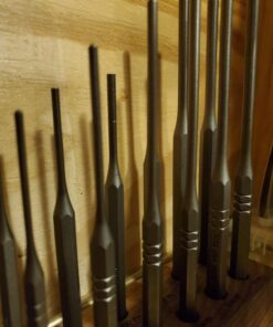 TEKTON Punch Set with Walnut Block (18-Piece) | 66564 Gunsmith Punch Set 46 7197p uNluL