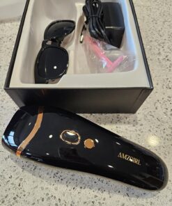 Laser Hair Removal, IPL Hair Removal Permanent for Women and Men, Hair Removal Device 999999 Flashes at-Home for Facial Legs Arms Whole Body Treatment AMZ-Black 39 7198K2Qa5L