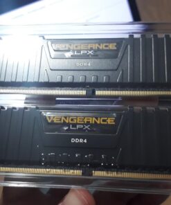 Corsair Vengeance LPX 16GB (2x8GB) DDR4 DRAM 2666MHz (PC4-21300) C16 Memory Kit - Black 16GB Kit (2x8GB) 28 7198TlDB1zL