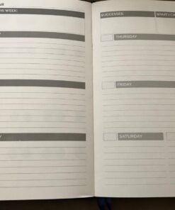 Papercode 2024 Daily Planner - Leather Weekly Planner W/Thick No-Bleed Pages - Monthly & Weekly Layouts - Use for Productivity, Schedule, or Agenda Blue 101 7198ZzH6zDL