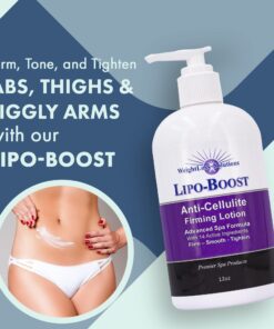 WeightLoss-Solutions Lipo-Boost Cellulite Cream with Caffeine is an Advanced Firming Lotion for Thighs and Butt, Stomach, Belly, Breasts, and Arms, to Smooth, Firm, Tone, and Tighten 13 7198h2qcehL