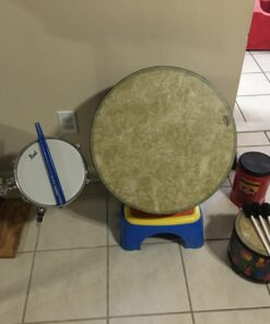 Remo KD-5822-01 Kids Percussion Gathering Drum - Fabric Rain Forest, 22" Gathering Drum (22") 13 719948tIHWL
