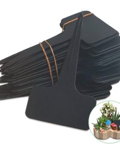 Prudance® 50pcs T Tag Plant Markers - Premium Nursery Garden Labels - Black 20 71997iXi7SL