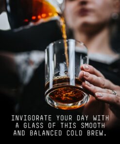 Stone Street Cold Brew Coffee, Strong & Smooth Blend, Low Acid, 100% Arabica, Gourmet Coffee, Coarse Ground, Dark Roast, Colombian Single Origin, 1 LB Ground Dark Roast 1 Pound (Pack of 1) 22 7199GfmdP L