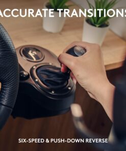 Logitech G920 Driving Force Racing Wheel and Pedals, Force Feedback + Logitech G Driving Force Shifter - Xbox Series X|S, Xbox One and PC, Mac - Black Xbox X|S, Xbox One, PC/Mac Wheel + Shifter 18 719AuJVMOqL