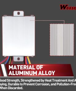 WOOSTAR Motorcycle Speed Controller 36V 500W Replacement for Electrical Scooter E Bike Bicycle Tricycle Brush 12 719B OMkbL