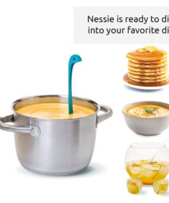 OTOTO Nessie Ladle Spoon - Turquoise Cooking Ladle - Cooking Gifts - Use for Serving Soup, Stew, Gravy & Chili - High Heat Resistant Loch Ness Stand Up Soup Ladle 27 719BDC8E5PL