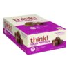 think! Protein Bars, High Protein Snacks, Gluten Free, Kosher Friendly, Chocolate Fudge, Nutrition Bars, 2.1 Oz per Bar, 10 Count (Packaging May Vary) 10 Count (Pack of 1)