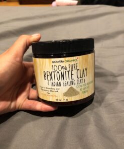 Molivera Organics Bentonite Clay for Detoxifying and Rejuvenating Skin and Hair, 16 oz. 47 719DeKQ5JTL