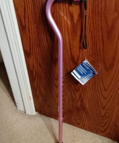 SkyMed Fashionable Offset Walking Cane Color: Pink 5 719DvQp0 1L