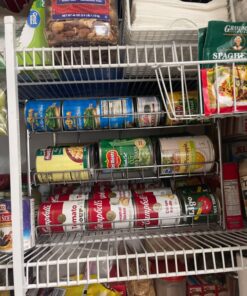 Simple Houseware Stackable Can Rack Organizer, Chrome 29 719ETFdCjsL