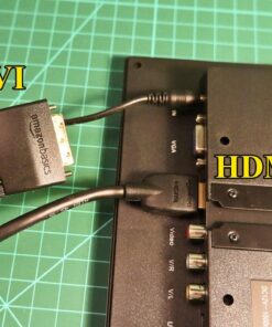 Amazon Basics HDMI A to DVI Adapter Cable, Bi-Directional 1080p, Gold Plated, Black, 6 Feet, 1-Pack For Television 6 ft 28 719F1iDRdfL