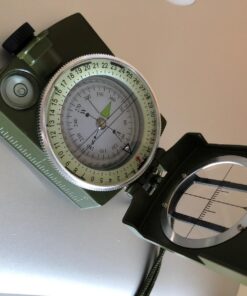 Sportneer Compass Hiking Survival | Lensatic Military Sighting Orienteering Compass | Backpacking Navigation Compass | Boy Scout Compass for Kids | Professional Compass for Hiking Camping Hunting Army Green 42 719FKJw460L