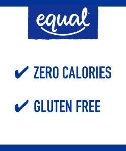 EQUAL Original Zero Calorie Sweetener, Sugar Substitute, 1000 Packets 1000 Count (Pack of 1) 17 719FU54Sx9L