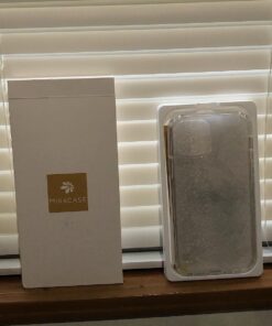 Miracase Glass Series for iPhone 12/12 Pro - Full-Body Rugged Protective Case with Built-in 9H Tempered Glass Screen Protector and Camera Lens Protector - Crystal Clear 15 719Fm2i4FdL