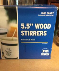 Royal 1000 Count Wood Coffee Beverage Stirrers, 5.5" 1 36 719Fmmc4jML