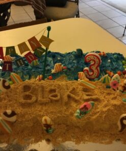 Alternative view of Happy Birthday Banner Adornment Cupcake/Cake Decorating Banner,1 Count