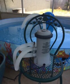 INTEX C530 Krystal Clear Cartridge Filter Pump for Above Ground Pools: 530 GPH Pump Flow Rate – Improved Circulation and Filtration – Easy Installation – Improved Water Clarity – Easy-to-Clean 530 Gallons Per Hour 24 719GjGcC3jL