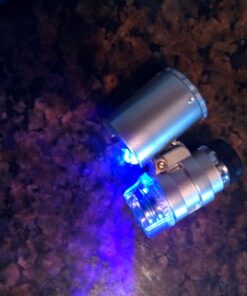 KINGMAS Mini 60x Microscope Magnifying with LED Light Pocket Jewelry Magnifier Jeweler Loupe with 10X Folding Pocket Magnifier 36 719GjaqOtL