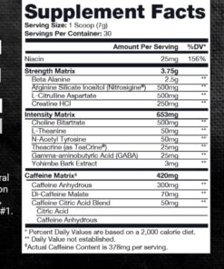 PROSUPPS® Mr. Hyde® Xtreme Pre-Workout Powder Energy Drink - Intense Sustained Energy, Pumps & Focus with Beta Alanine, Creatine & Nitrosigine, (30 Servings, Blue Razz Blitz) 21 719HHbLzcbL