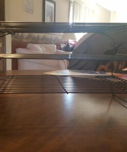 Wilton Excelle Elite 3-Tier Cooling Rack for Cookies, Cake and More - Cool Batches of Cookies, Cake Layers or Finger Foods, Black 44 719HM9YZCvL