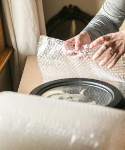 Duck Brand Bubble Wrap Original Protective Packaging, 12 Inches Wide x 30-Feet Long, Single Roll (393251), Clear 20 719HegfzHdL