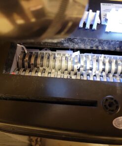 Bonsaii 12-Sheet Cross Cut Paper Shredder, 5.5 Gal Home Office Heavy Duty Shredder for Paper, Credit Card, Mails, Staples, with Transparent Window, High Security Level P-4 (C275-A) 1 2 Sheet 5-Minute 30 719Ht40mIkL