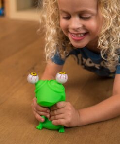 Eye Popping Flippy Frog - Large Squeeze - Stress Relief Toy - Latex Free Peepers Fidget - Anxiety Reducer Sensory Play - Funny Sensory Fidget for Boys and Girls - Suitable for Autism and ADHD 18 719IAHX0yrL