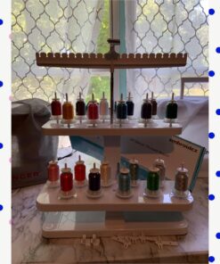 Embroidex - 20 Spool Thread Stand for All Home Embroidery Machines Brother Babylock Janome Bernina Pfaff etc.. 24 719ID8JzNaL