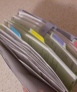 SKYDUE Letter A4 Paper Expanding File Folder Pockets Accordion Document Organizer (Purple) 1 Purple 36 719IgAB5ZGL