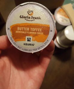 Gloria Jean's Coffees Butter Toffee, Single-Serve Keurig K-Cup Pods, Flavored Medium Roast Coffee, 72 Count 17 719ItEpUTDL