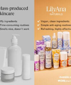 LilyAna Naturals Eye Cream for Dark Circles and Puffiness, Under Eye Cream for Wrinkles and Bags, Anti Aging Eye Cream helps Improve Dryness; for Sensitive Skin - 1.7 oz - Made in USA Rosehip and Hibiscus 1.70 Fl Oz (Pack of 1) 32 719JlovTRRL