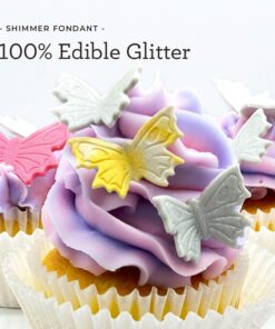 Satin Ice Gold Shimmer Fondant, Vanilla, 1 Pound 1 Pound (Pack of 1) 23 719KRYx9ORL