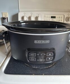 BLACK+DECKER 7-Quart Digital Slow Cooker with Chalkboard Surface, Slate, SCD4007 41 719KjdL2VgL