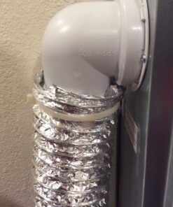 Deflecto Dryer Lint Trap Kit, Indoor Venting with Supurr-Flex Flexible Metallic Duct, Includes Clamps (LTF) 30 719KlZDkPVL