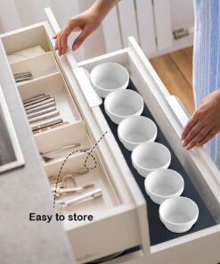 Cinf White Porcelain 4 oz. Ramekins Pudding Bowls Dishes Cup for Baking- Set of 6,Oven,Microwave,Freezer and Dishwasher Safe Ivory White 3.5 oz 11 719L62brxOL