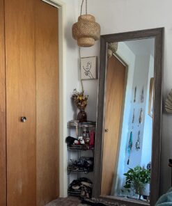 Plug in Pendant Light, Rattan Hanging Lights with Plug in Cord, Hand Woven Bamboo Lampshade Hanging Lamp with 15ft Hemp Rope, On/Off Switch, Plug in Pendant Light Fixture for Living Room Bedroom 36 719LPWwz0PL