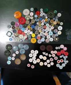 Scrambled Assortment Bag of Buttons for Arts & Crafts, Decoration, Collections, Sewing, and More! (100 Pack) 23 719LQDLseZL