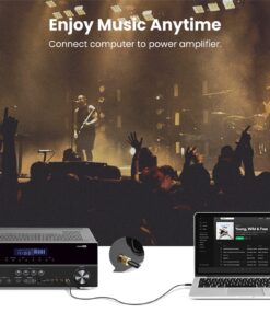 UGREEN 6.35mm 1/4 Male to 3.5mm 1/8 Female Stereo Headphone Adapter Audio Jack Plug Gold Plated for Speaker Headphone Guitar Digital Piano Amp, 2 Pack 41 719Lg6ZuLML